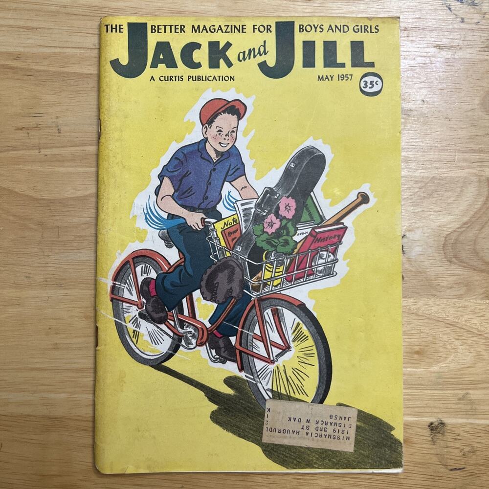 Jack And Jill Childrens Magazine Vintage May 1957